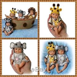 Noah's Adorable Ark Complete Set of 4 Baby dolls with Ark New NRFB