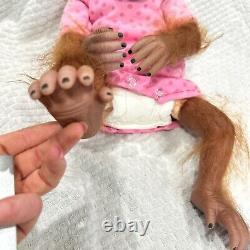 Novi, 17'' Monkey So Truly Real The Ashton-Drake Galleries (Rare Eyes)COA #1