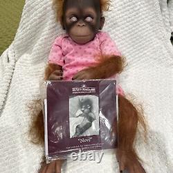 Novi, 17'' Monkey So Truly Real The Ashton-Drake Galleries (Rare Eyes)COA #1