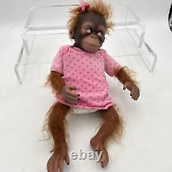 Novi, 17'' Monkey So Truly Real The Ashton-Drake Galleries (Rare Eyes)COA #1