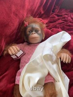 Novi, 17'' Monkey So Truly Real The Ashton-Drake Galleries (Rare Eyes) EUC