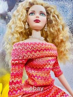 OOAK! Gene Marshall 16GREEN Eyes Fashion Doll -REPAINT HAIRSTYLE Artist Signed