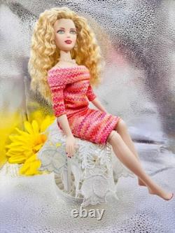 OOAK! Gene Marshall 16GREEN Eyes Fashion Doll -REPAINT HAIRSTYLE Artist Signed