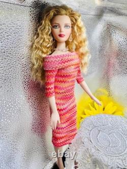 OOAK! Gene Marshall 16GREEN Eyes Fashion Doll -REPAINT HAIRSTYLE Artist Signed