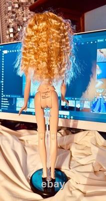 OOAK! Gene Marshall 16GREEN Eyes Fashion Doll -REPAINT HAIRSTYLE Artist Signed
