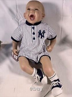 Officially Licensed. Aston Drake Derek Jeter Vinyl Baby Doll Hat Included