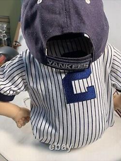 Officially Licensed. Aston Drake Derek Jeter Vinyl Baby Doll Hat Included