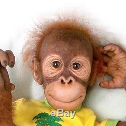 Ollie Ashton Drake Orangutan Child Doll by Simon Laurens 19 inches
