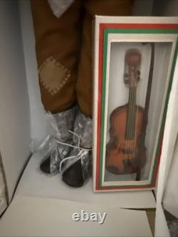 Pa Ingalls Ashton-Drake Doll Little House Prairie COA Box Violin Porcelain NIB