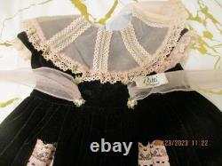 Patti Playpal Ashton Drake Velveteen Dress With Pink Lace Trimmings /no Doll