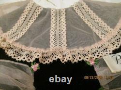 Patti Playpal Ashton Drake Velveteen Dress With Pink Lace Trimmings /no Doll