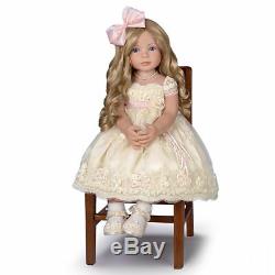 Pearls, Lace, And Grace Beautiful Lifelike Child Doll by Ashton Drake Galleries