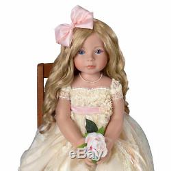 Pearls, Lace, And Grace Beautiful Lifelike Child Doll by Ashton Drake Galleries