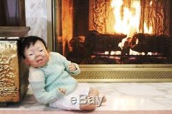 Ping Lau Unreleased Prototype Fred OOAK Silicone Vinyl Asian Baby Boy Doll