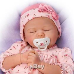 Pleasant Dreams Penelope Silicone Baby Doll with Pacifier by Ashton-Drake