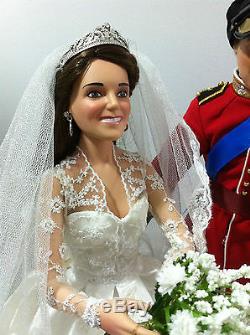 Princess Catherine and Prince William Ashton Drake Wedding Porcelain dolls
