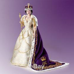 Queen Elizabeth Coronation Doll Ashton Drake Bradford Exchange Porcelain Doll
