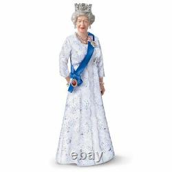 Queen Elizabeth II 95th Birthday Porcelain Portrait Doll by Ashton Drake