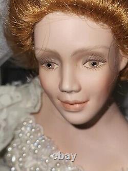 RARE. ANJELICA By Cindy McClure Ashton Drakes Porcelain Bride Doll MINT/BOX