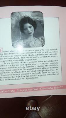 RARE Ashton Drake Cindy McClure Caroline doll, 18, Stunning