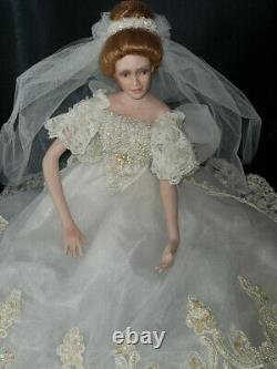 RARE Ashton Drake Galleries Angelica, seated position doll, by Cindy McClure