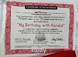 RARE Ashton-Drake McDonald's McMemories My Birthday with Ronald NIB