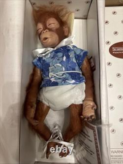 RARE Ashton Drake Monkey Orangutan BABY SEKOU Certificate Typo (Baby Zula)