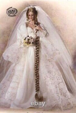 RARE Ashton Drake Rapunzel Bride Cindy McClure? Fairy Tale Never Ends COA NRFB