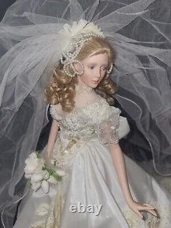RARE. MELODY By Cindy McClure Ashton Drakes Porcelain Bride 22 Doll MINT/BOX