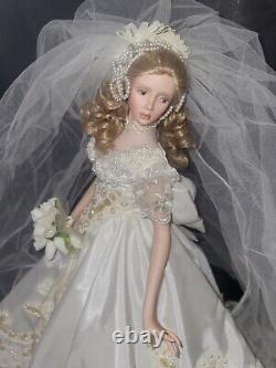 RARE. MELODY By Cindy McClure Ashton Drakes Porcelain Bride 22 Doll MINT/BOX