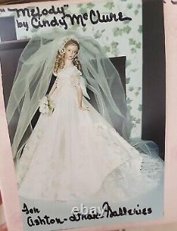 RARE. MELODY By Cindy McClure Ashton Drakes Porcelain Bride 22 Doll MINT/BOX