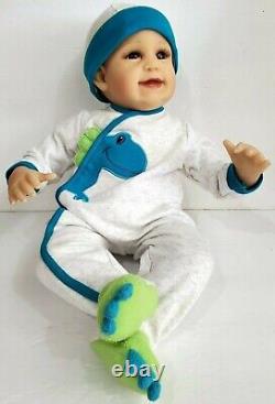 RYAN & Rex So Truly Real Lifelike weighted BABY BOY DOLL Ashton Drake ADG NO REX