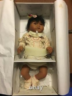 Rare Ashton Drake Baby Raven Wing Native American Doll withBox, COA and shipper