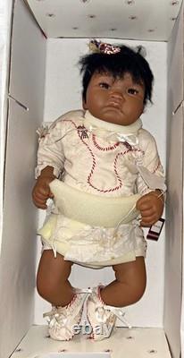Rare Ashton Drake Baby Raven Wing Native American Doll withBox, COA and shipper