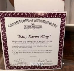 Rare Ashton Drake Baby Raven Wing Native American Doll withBox, COA and shipper