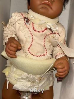 Rare Ashton Drake Baby Raven Wing Native American Doll withBox, COA and shipper