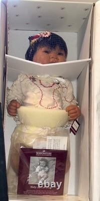 Rare Ashton Drake Baby Raven Wing Native American Doll withBox, COA and shipper