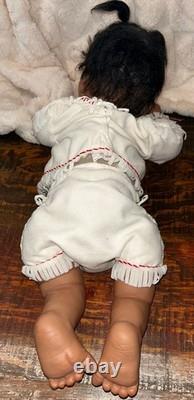 Rare Ashton Drake Baby Raven Wing at three months old Native American Doll NEW