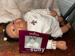 Rare Ashton Drake Baby Raven Wing at three months old Native American Doll NEW