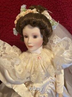 Rare Ashton Drake Galleries Doll 20 Tall Elizabeth, S 1900/s Wedding Dress