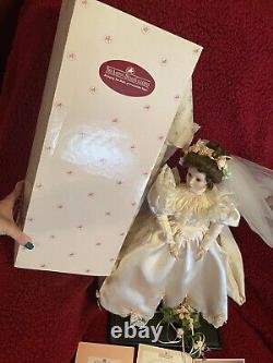 Rare Ashton Drake Galleries Doll 20 Tall Elizabeth, S 1900/s Wedding Dress