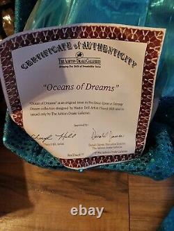 Rare Ashton Drake Ocean Of Dreams Musical Doll By Cheryl Hill Ariel