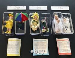 Rare! Complete Collectors Set Ashton Drake Galleries Doll Perpetual Calendar