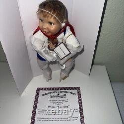 Rare Disney The Ashton-Drake Doll 7 Tall With Certificate Prince Charming