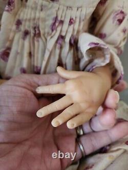 Rare Real-life Baby Doll Marsha, Denise Farmer 2006 Srd Reborn Blonde, Blue Eyes