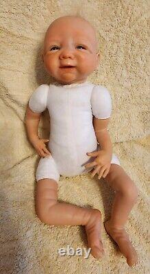 Rare Real-life Baby Doll Marsha, Denise Farmer 2006 Srd Reborn Blonde, Blue Eyes