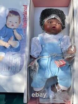 Rare Vintage African American 20 Thumbelina Doll, UNPLAYED With Ashton Drake