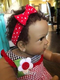 Reborn AA Biracial Ethnic Kiaras First Steps Walking Baby Doll Ashton Drake