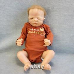 Reborn Baby Boy ADG 17in Rooted Hair Sleeping Posable LW 2004