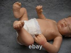 Reborn Baby Boy ADG 17in Rooted Hair Sleeping Posable LW 2004